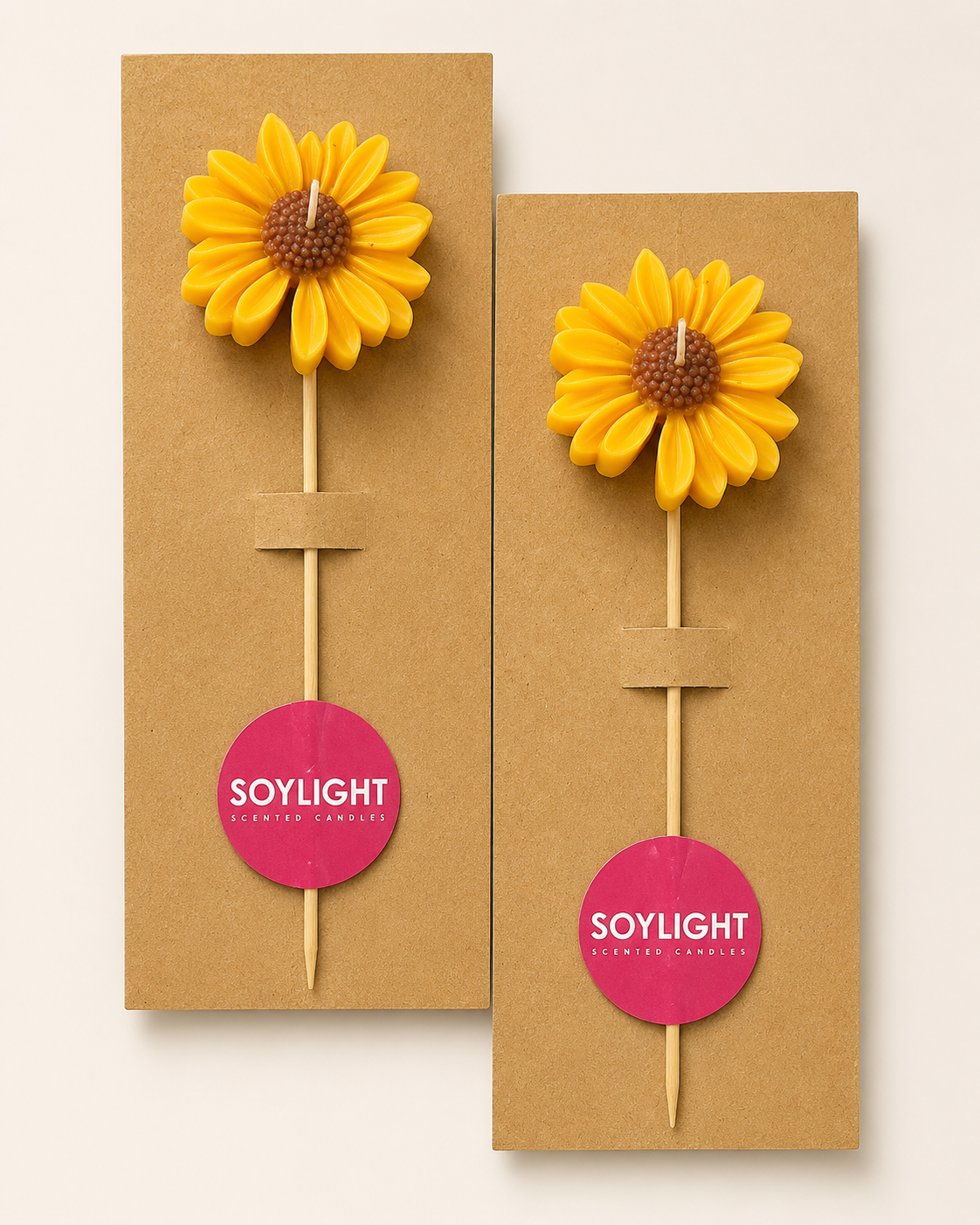 Sunflower Scented Candle Set