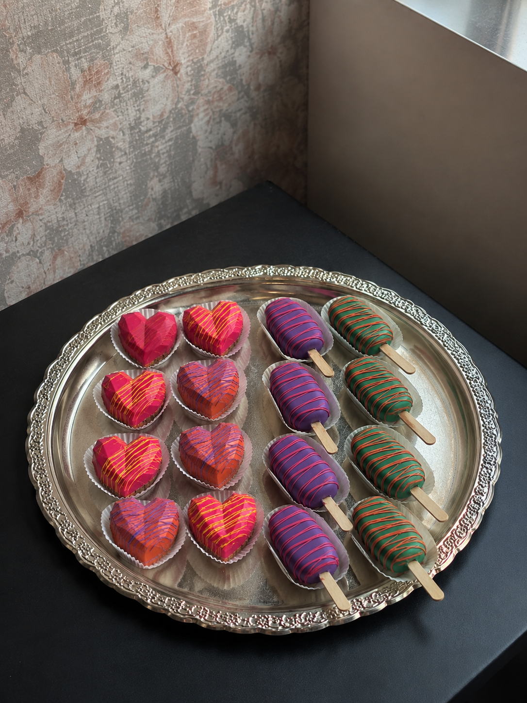 Heart-Shaped Chocolate & Cake Pops