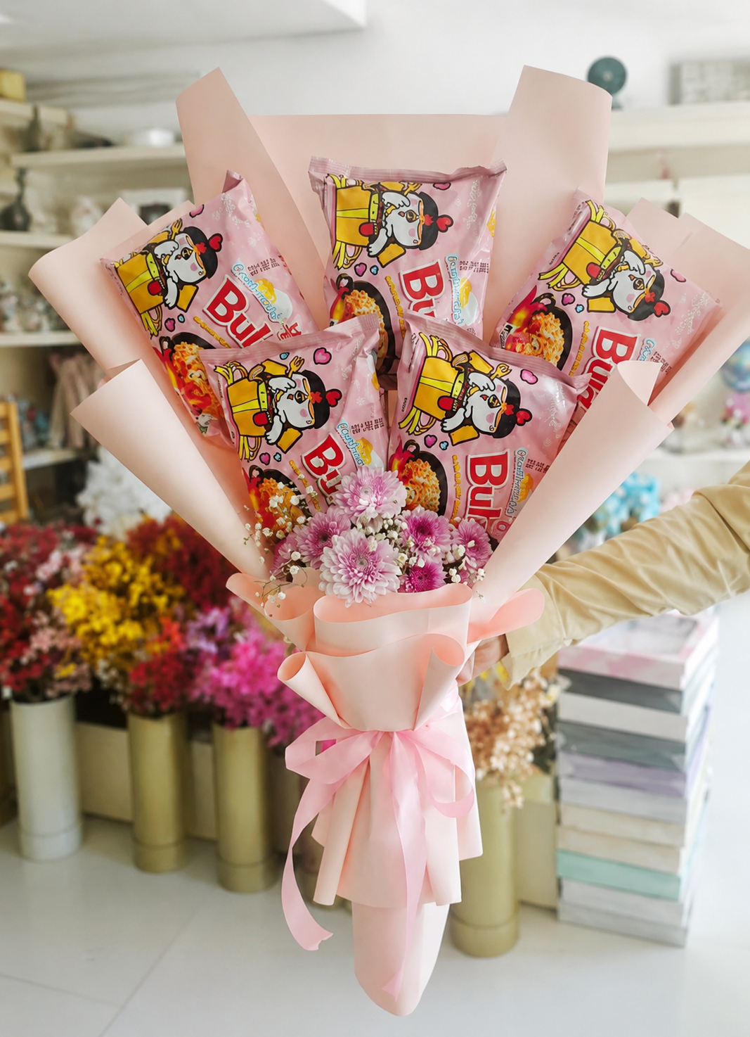 Snack Bouquet Gift Basket