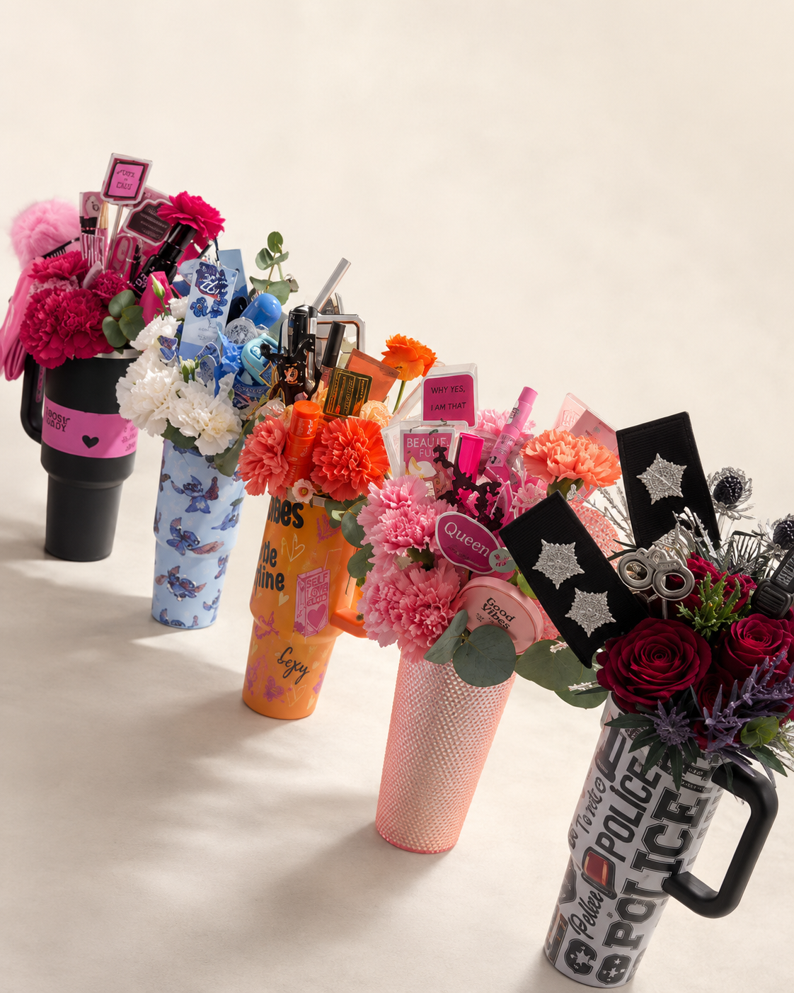 Floral Tumbler Gift Cup