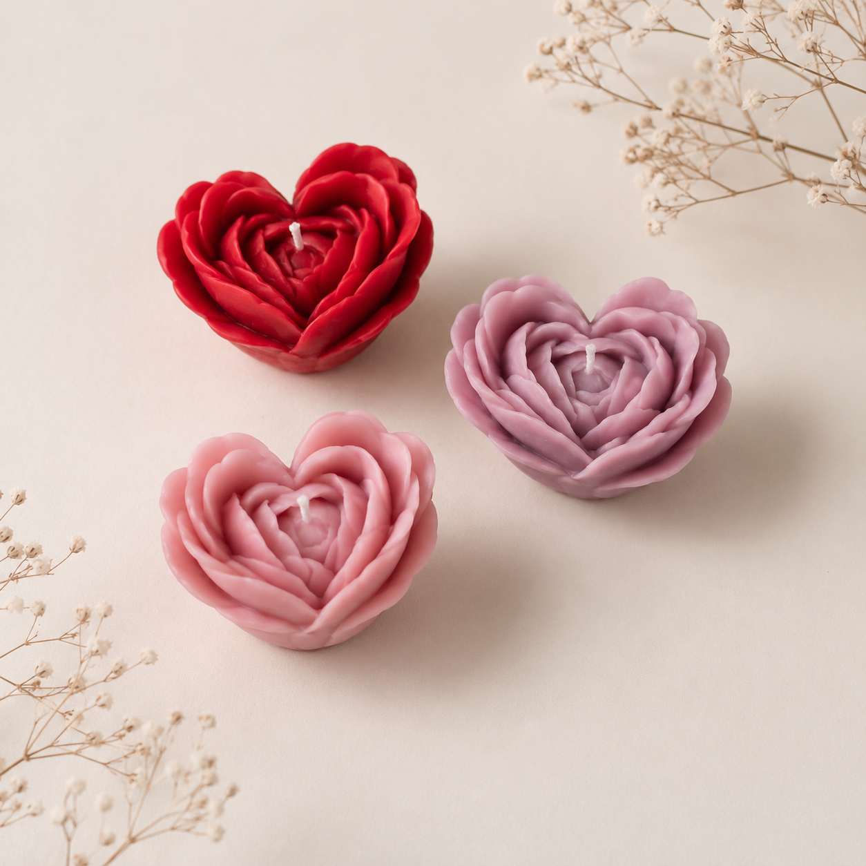 Heart Candles