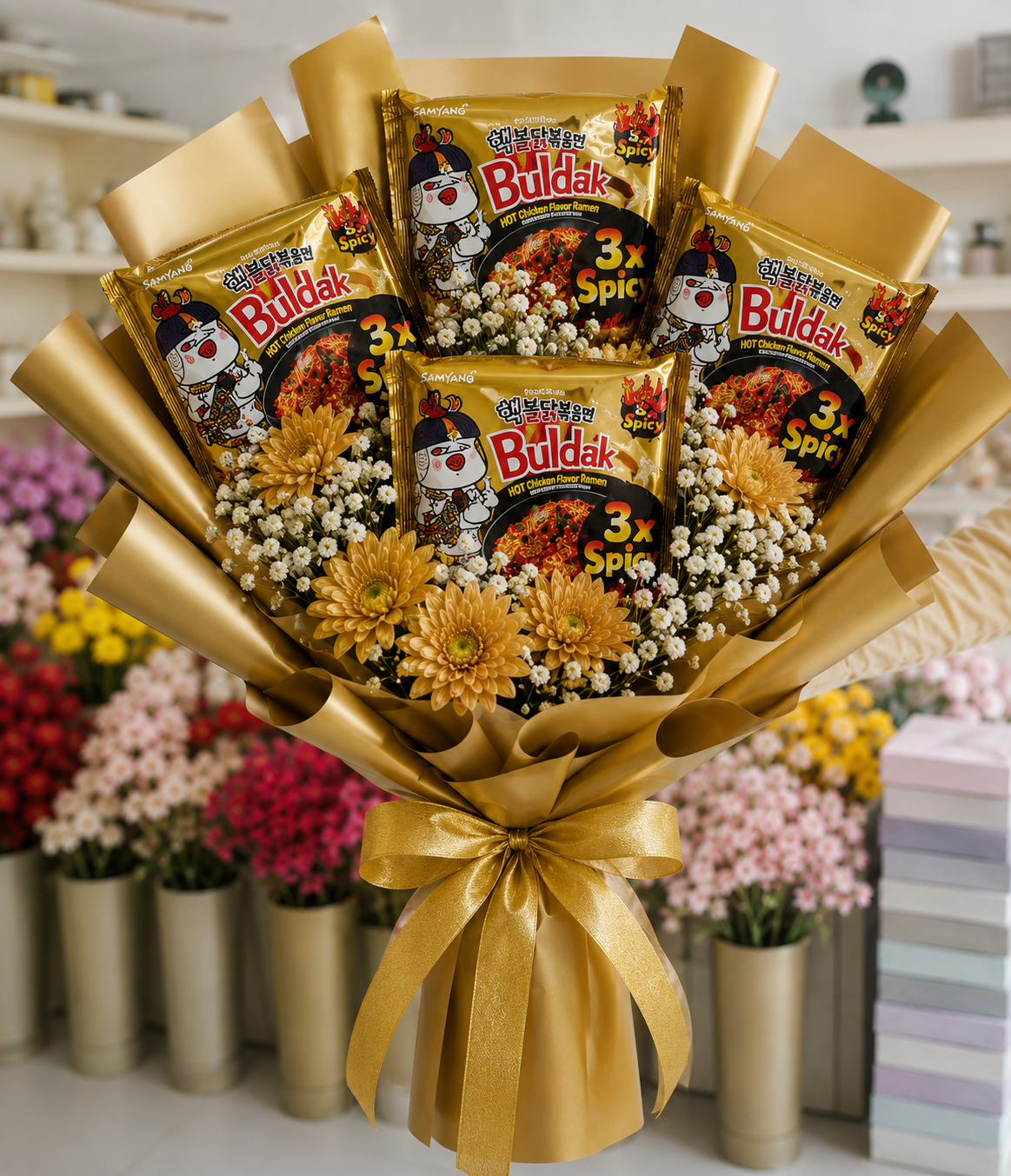 Snack Bouquet Gift Basket