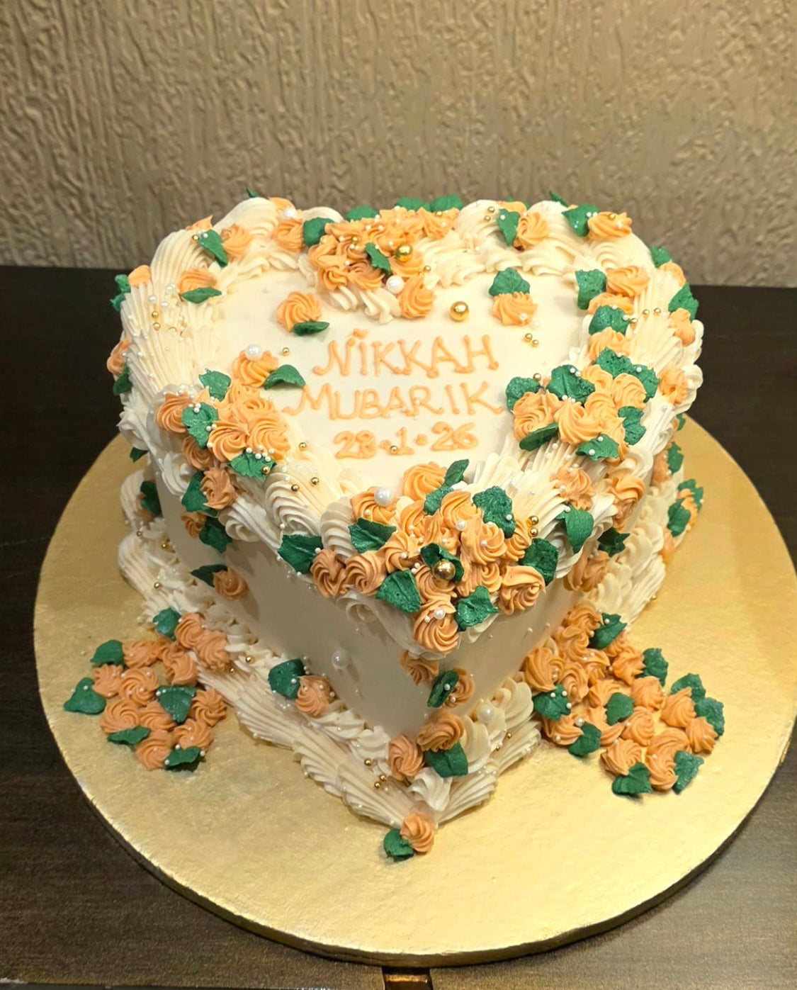 Sweetheart Nikkah Cake