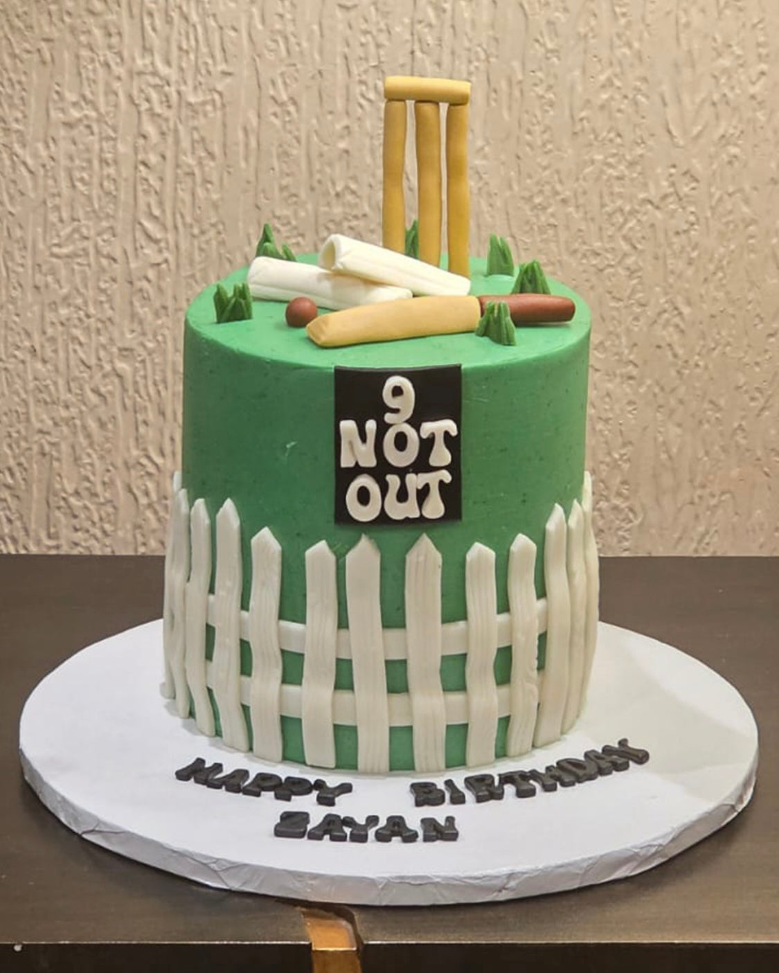 Cricket Pitch Cake