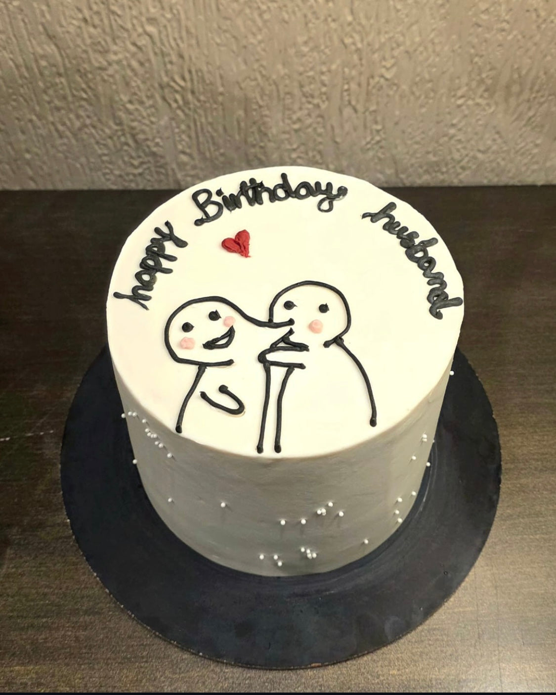 Sweetheart Doodle Cake