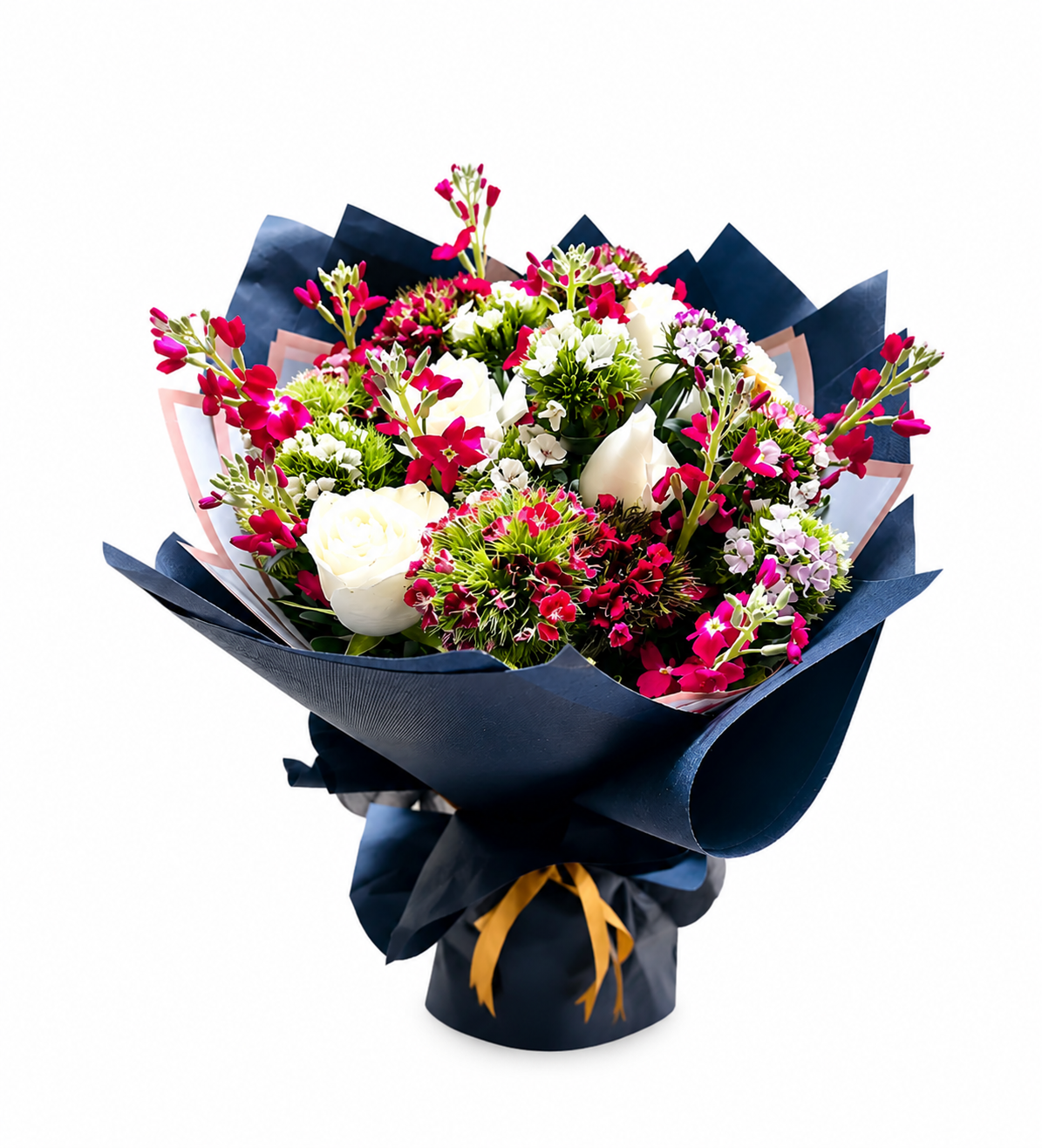White Rose Mixed Bouquet