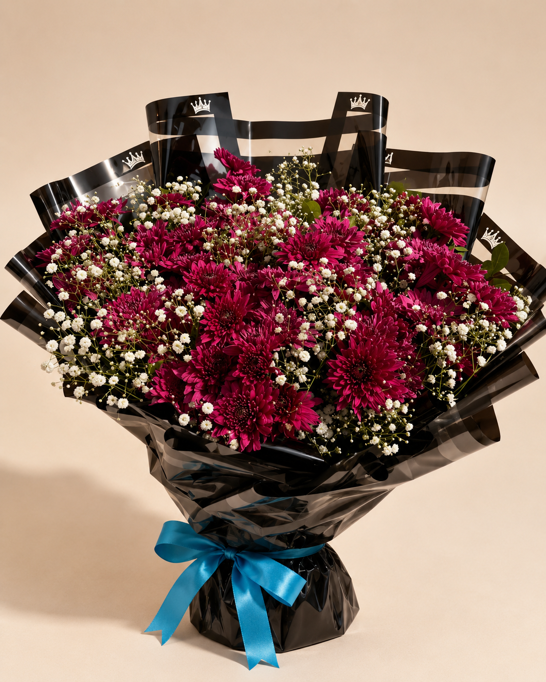 Burgundy Daisy Bouquet