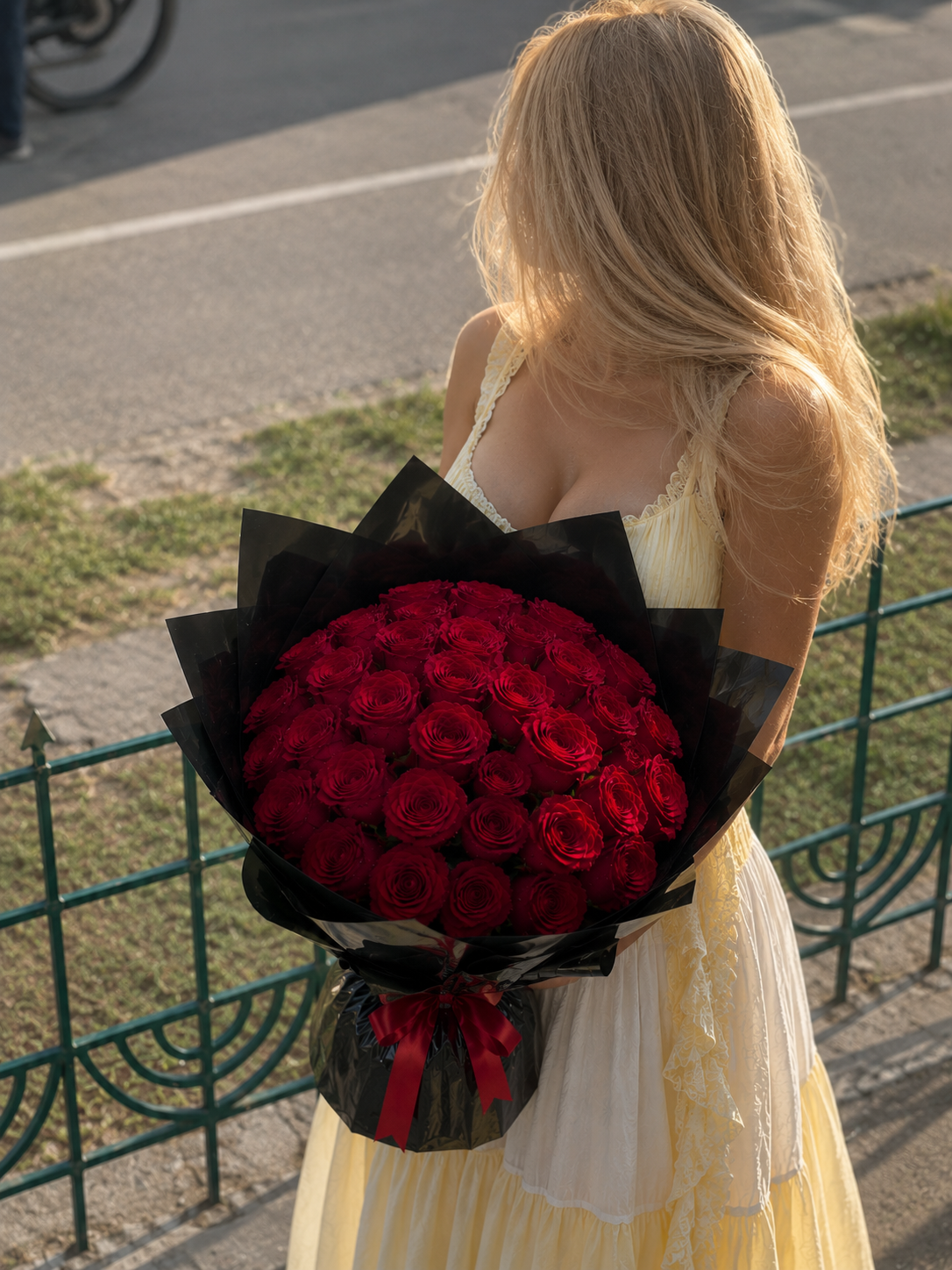 Large Red Rose Bouquet