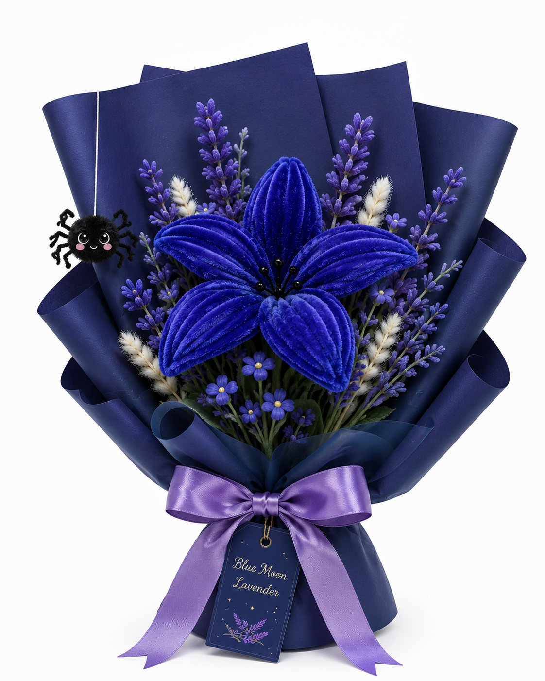Purple Lily Halloween Bouquet