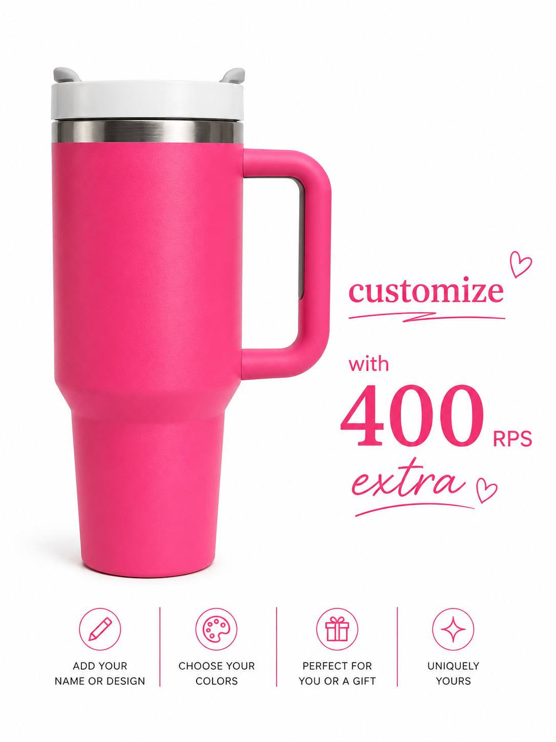 Hot Pink Tumbler