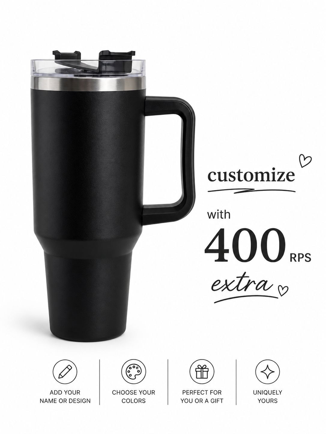 Matte Black Tumbler