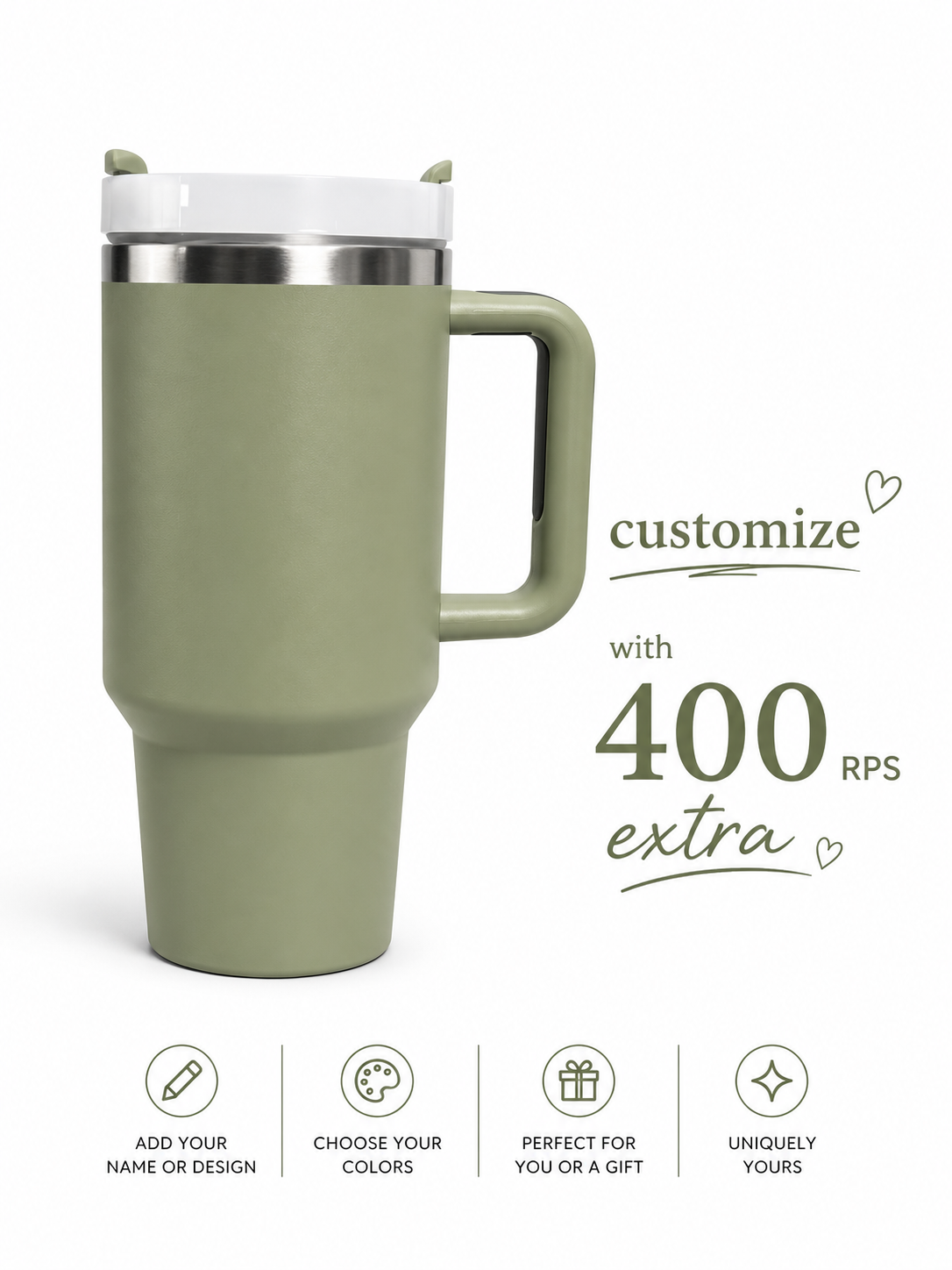 Olive Green Tumbler