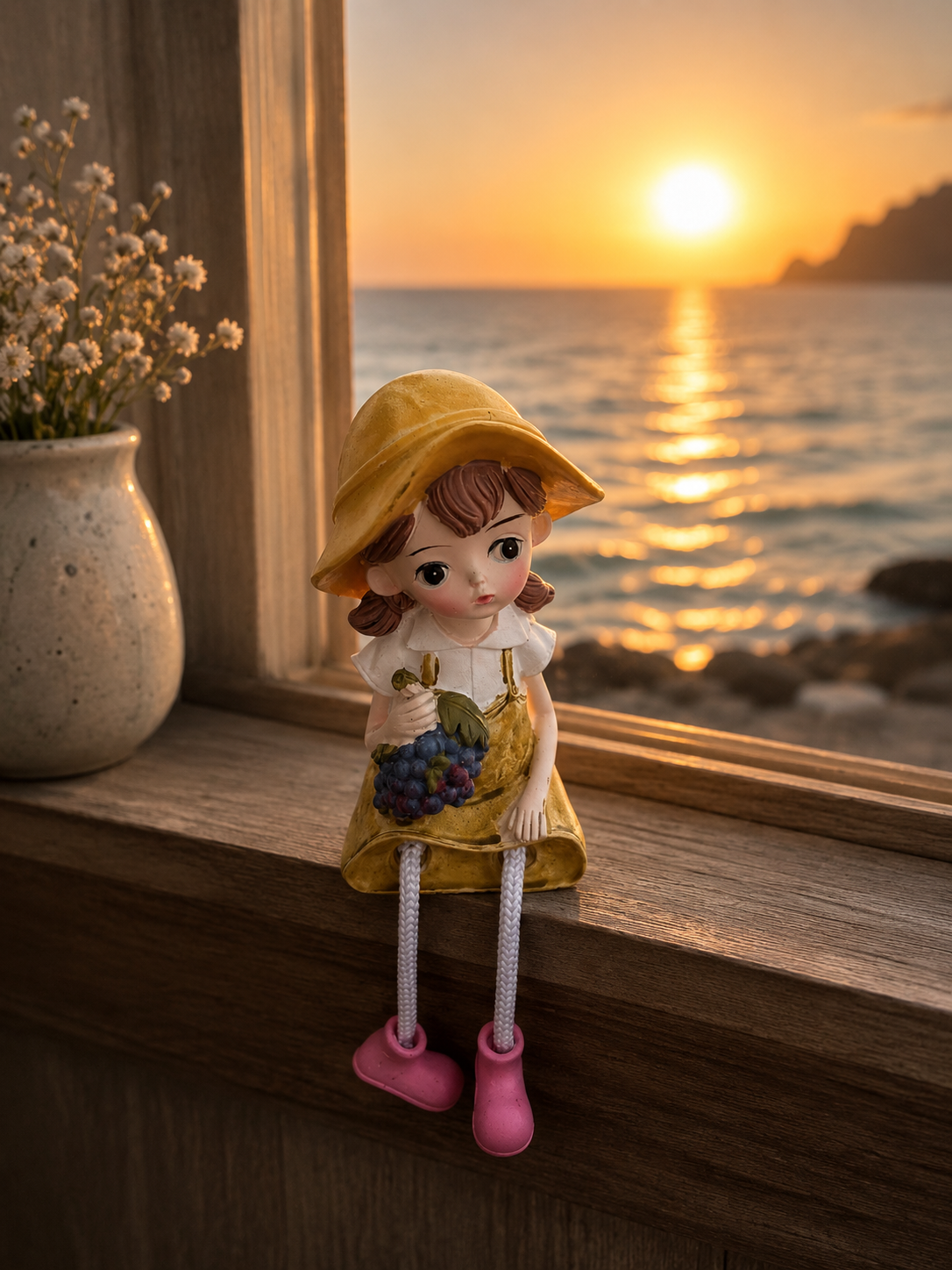 Golden Hour Straw-Hat Doll