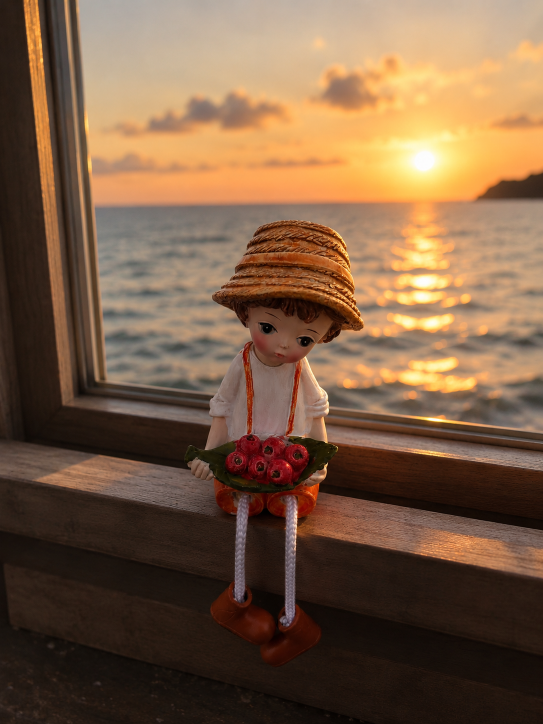 Golden Hour Straw-Hat Doll