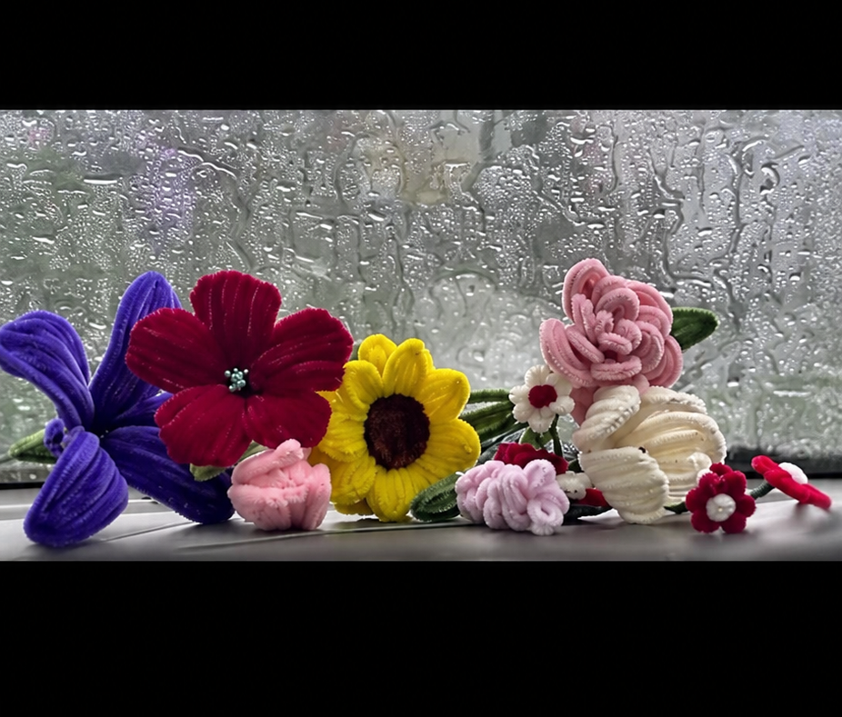 Mixed Plush Flower Collection